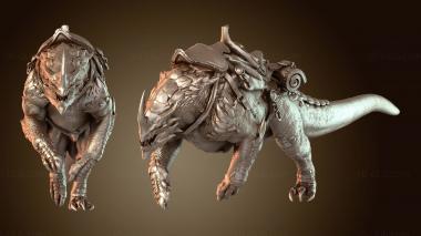 3D model Dragonborn Mount Saddle Complete (STL)