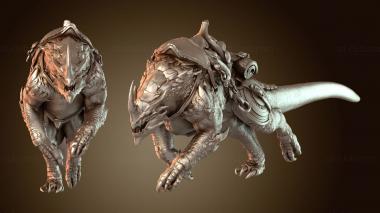 3D model Dragonborn Mount Saddle Form Y (STL)