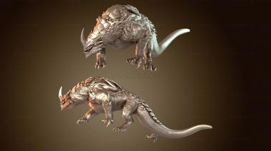 3D model Dragonborn Mount Stare Wild (STL)