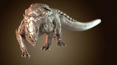 3D model Dragonborn Mount Turn Wild (STL)