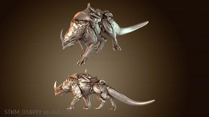 Dragonborn Mount Walk with Saddle