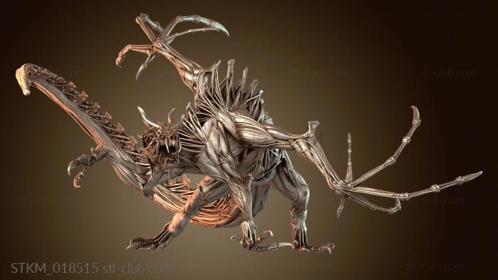 Статуэтки герои, монстры и демоны Drake Attack Skinned