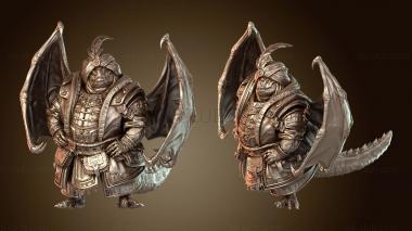 3D model Drakeide Gemstone Peddler Winged (STL)