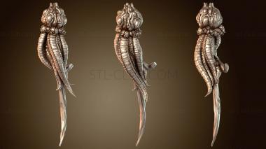 3D модель Друид Динанд с посохом (STL)