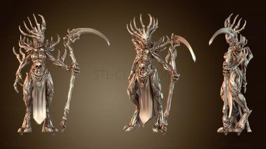 3D модель Герой-матриарх дриад с косой (STL)