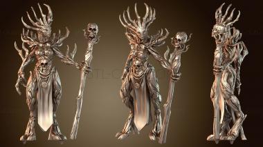 3D мадэль Герой-матриарх дриад с палкой (STL)