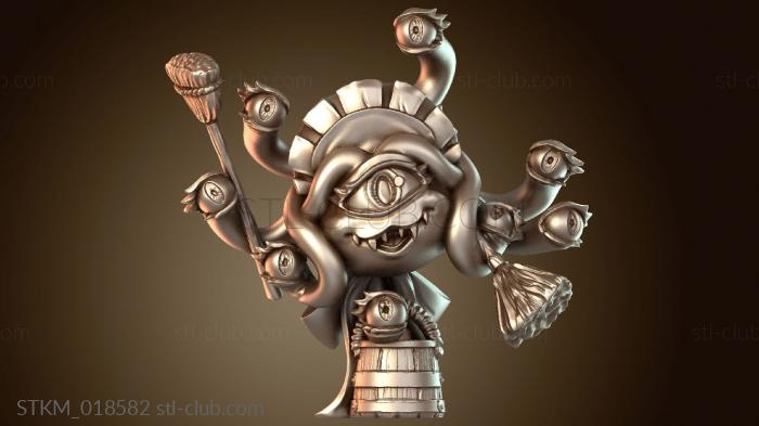 Статуэтки герои, монстры и демоны Dungeon Inc Lady Eye Terror Maid