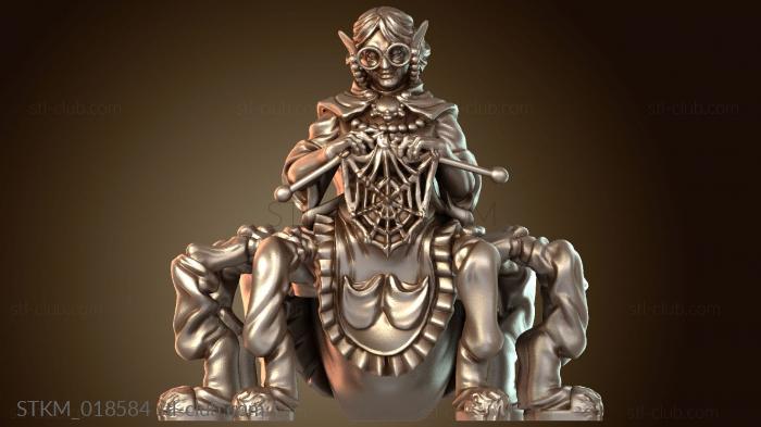 Статуэтки герои, монстры и демоны Dungeon Inc The Overseer and Nana Drider