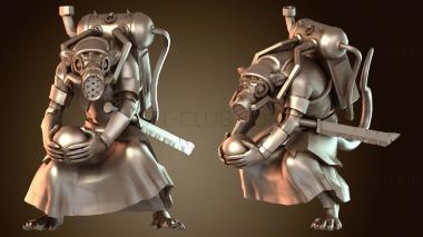 3D мадэль Крысы Эмана Глобадье (STL)