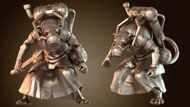 3D model Eamann Rats Globadier Feral (STL)