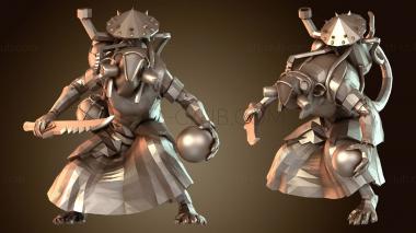 3D model Eamann Rats Globadier Jagged (STL)