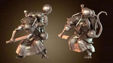 3D модель Крысы Эманна Глобадье Ксенические (STL)