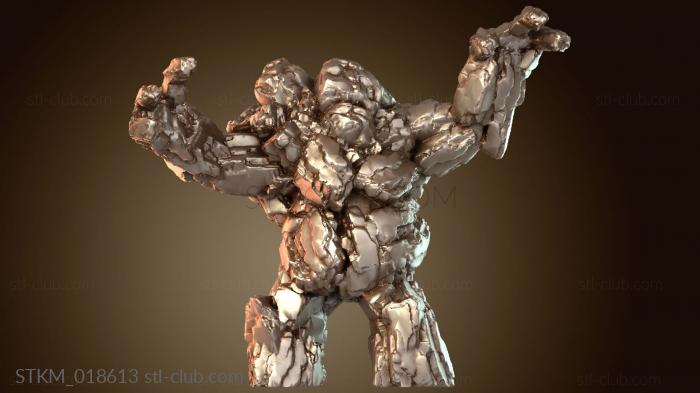 Earth Golem Attacking