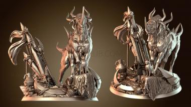 3D model Egyptian Mount Queen of the Wild (STL)