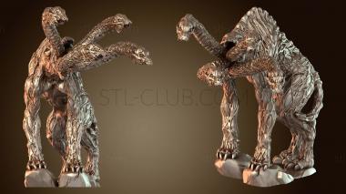 3D model Eldritch Dreadwolf (STL)