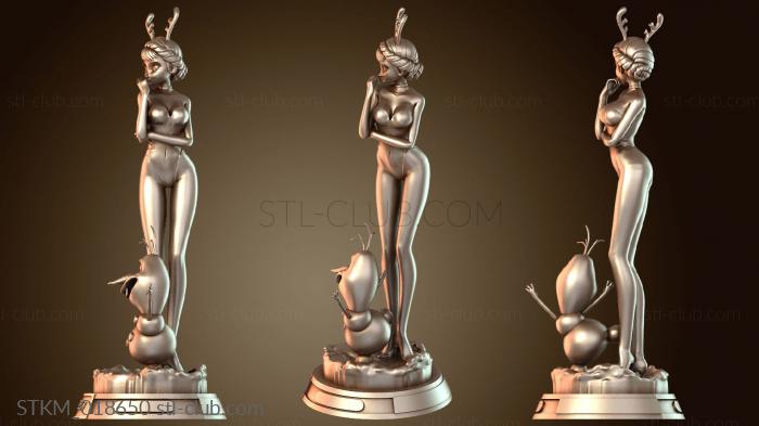 Статуэтки герои, монстры и демоны Elsa and Olaf Duo