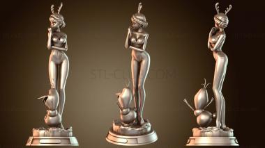 3D model Elsa and Olaf Duo (STL)
