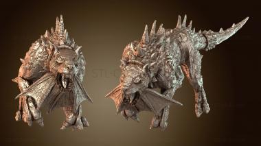 3D model Eman Devil Dogs Yowling (STL)