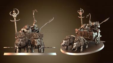 3D мадэль Эманг Орк Колесница Карро (STL)