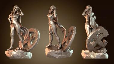 3D model Emma Frost Standing Armored (STL)