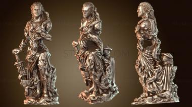 3D model Entangled Elven Warrior Evasive (STL)