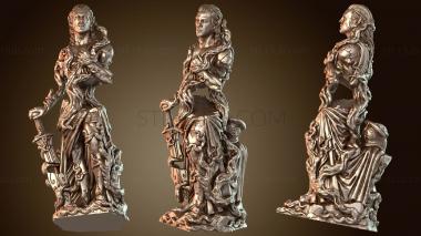 3D model Entangled Elven Warrior (STL)