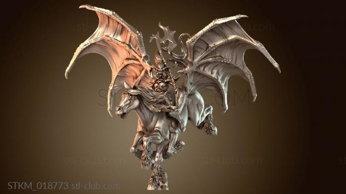 Статуэтки герои, монстры и демоны Everdark Elves Dark Pegassus Rider