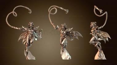 3D мадэль Вечнотемные эльфы, летающие убийцы, искривленные (STL)
