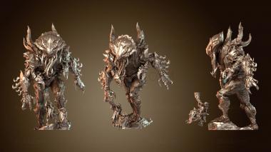 3D model Everdark Elves Kraken Horn Keeper (STL)