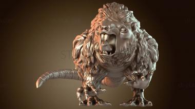 3D мадэль Злая гигантская крыса Альфа (STL)