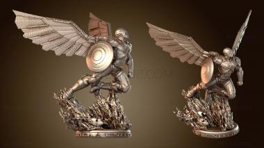 3D model Falcon Statue (STL)