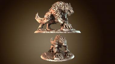 3D model Fangrir the Werewolf Transformed Alpha (STL)