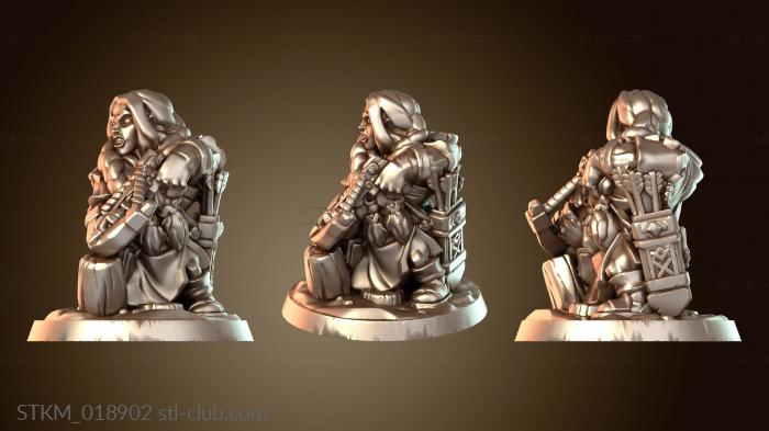 Статуэтки герои, монстры и демоны Female Archer Sniper