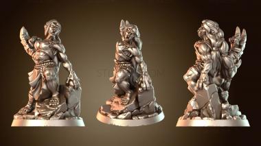 3D model Female Berserker Ork Raider (STL)