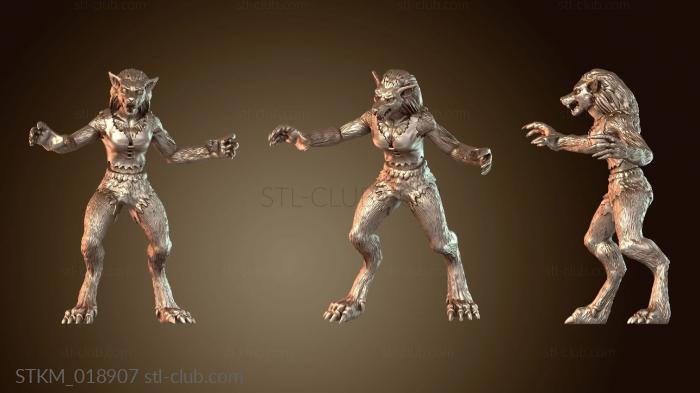 Статуэтки герои, монстры и демоны Female Feral Attack Spirit