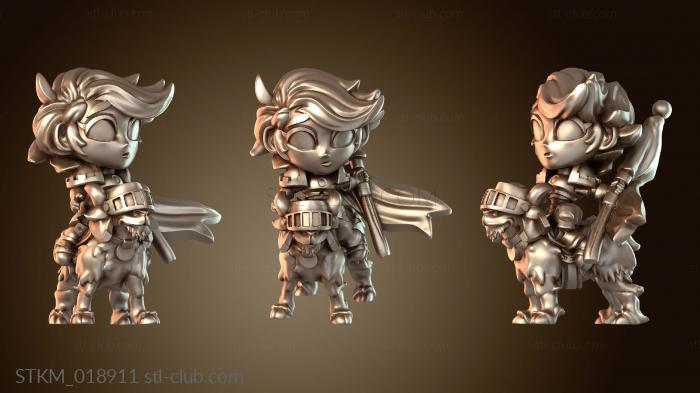 Статуэтки герои, монстры и демоны Female Mounted Warriors Joan and Pietro