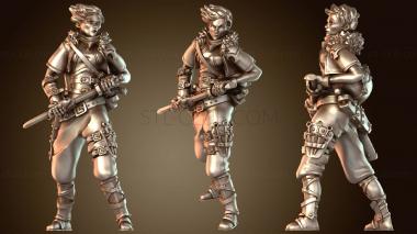 3D model Female Rogue Shadowblade (STL)