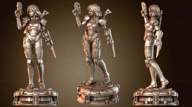 3D model Female Shepard Fem Shep Commander (STL)