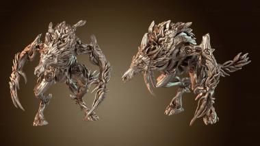 3D model Ferocious Spirit Claw Predator (STL)
