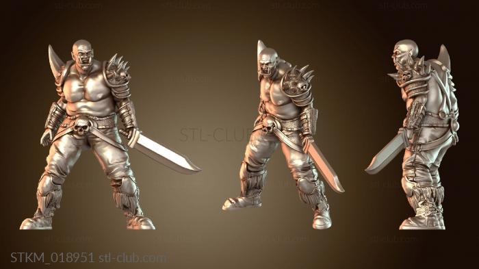 Статуэтки герои, монстры и демоны Fierce Orcs and Naarga Maulers