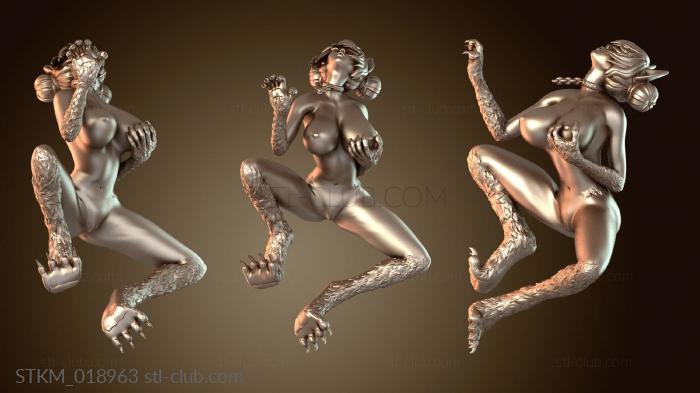 Статуэтки герои, монстры и демоны Figurine Fox Girl Tail