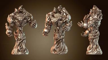 3D model Fire Golem Elemental Overcharged (STL)