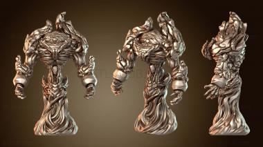 3D model Fire Golem Elemental Titan (STL)