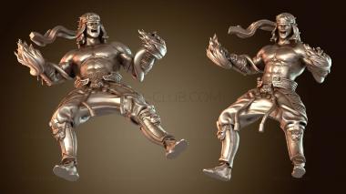 3D model Fire Style Kung Fu Master Uprising (STL)