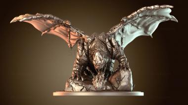 3D model Flame Dragon with Effect Ignition (STL)