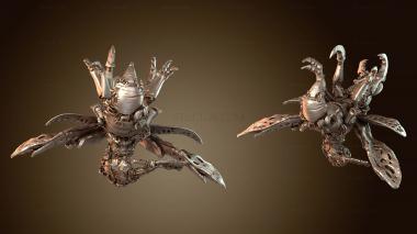 3D model Fly Riders DMP Flies Winged (STL)