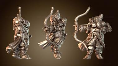 3D model Forest Female Ranger Huntress (STL)