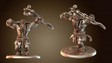 3D модель Лесной Огр Шаман Мистик (STL)