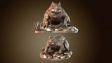 3D model Frog Giant Warrior (STL)