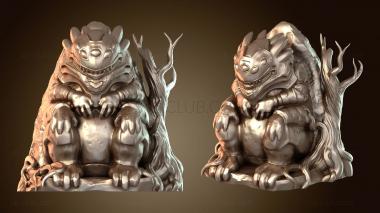 3D model Frogoliath Frogdemon Totem (STL)